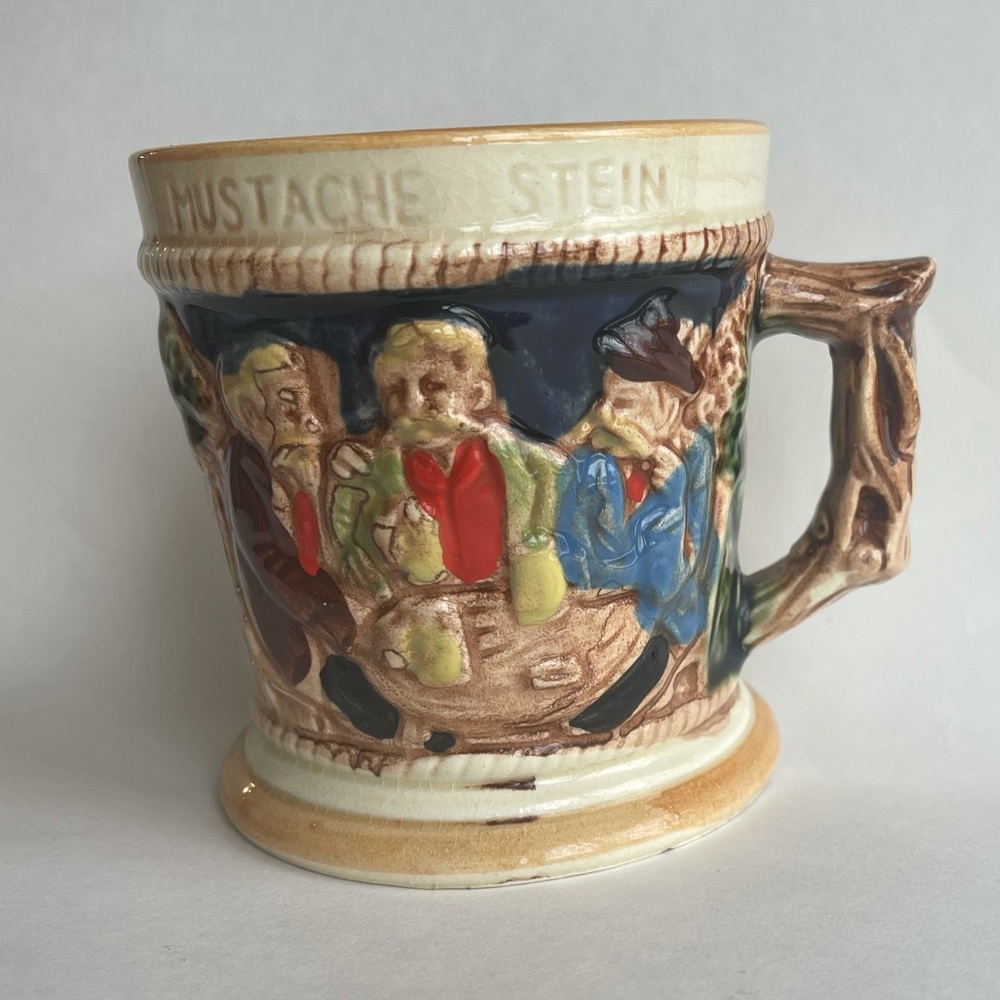 Vintage ceramic beer stein mug Japan